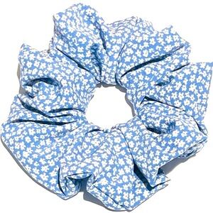 Georgette Scrunchy Maxi - Cornflower